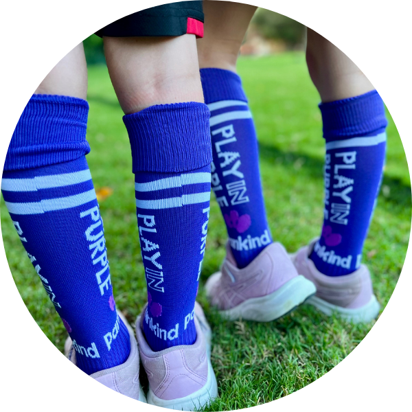 play in purple socks for pancreatic cancer
