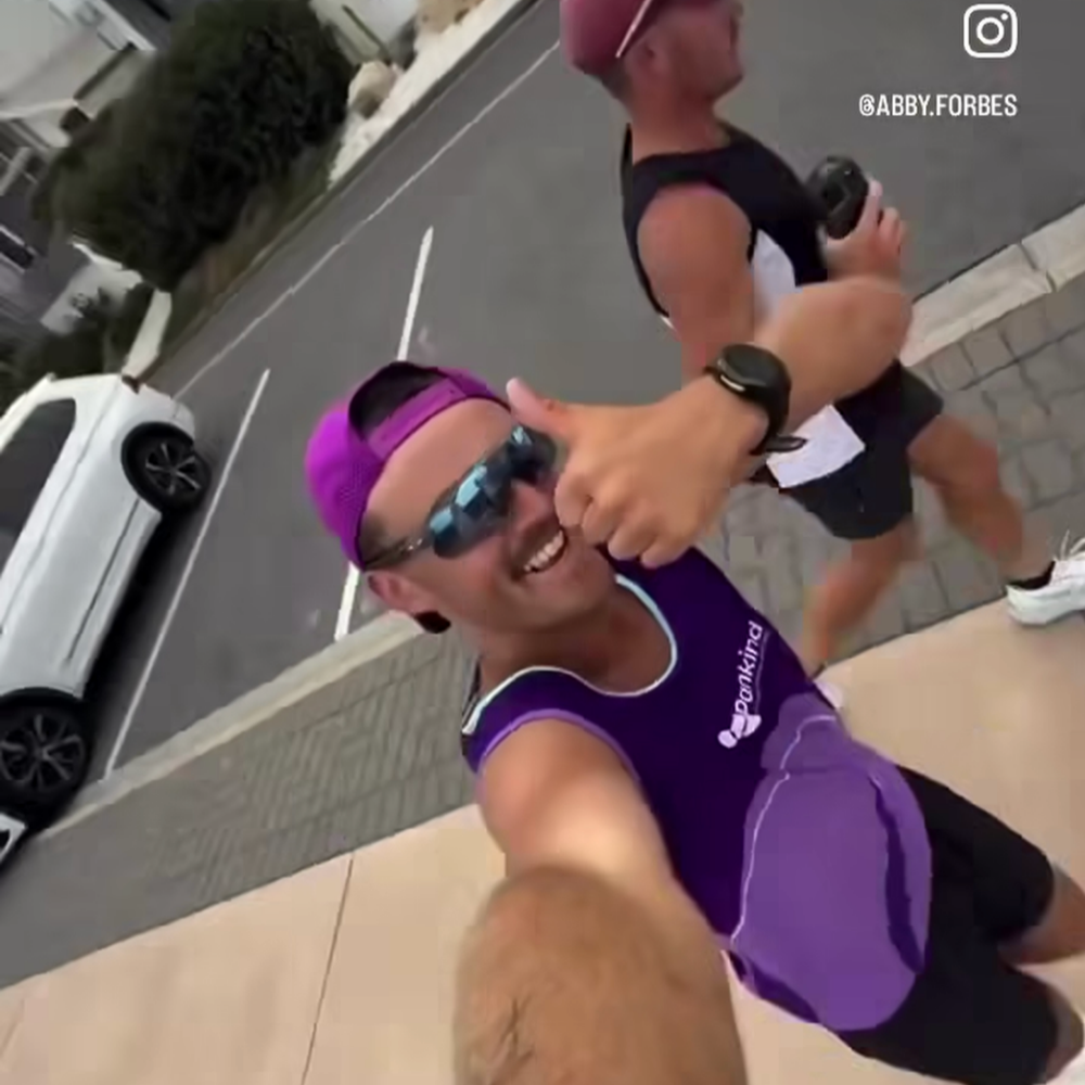 Austin Forbes ran 50kms for 10 days
